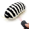 Tipmant RC Bug Remote Control Worm Realistic Pillbug Electronic Animal Prank Toy Insect Car Vehicle Kids Birthday Gifts (Black &