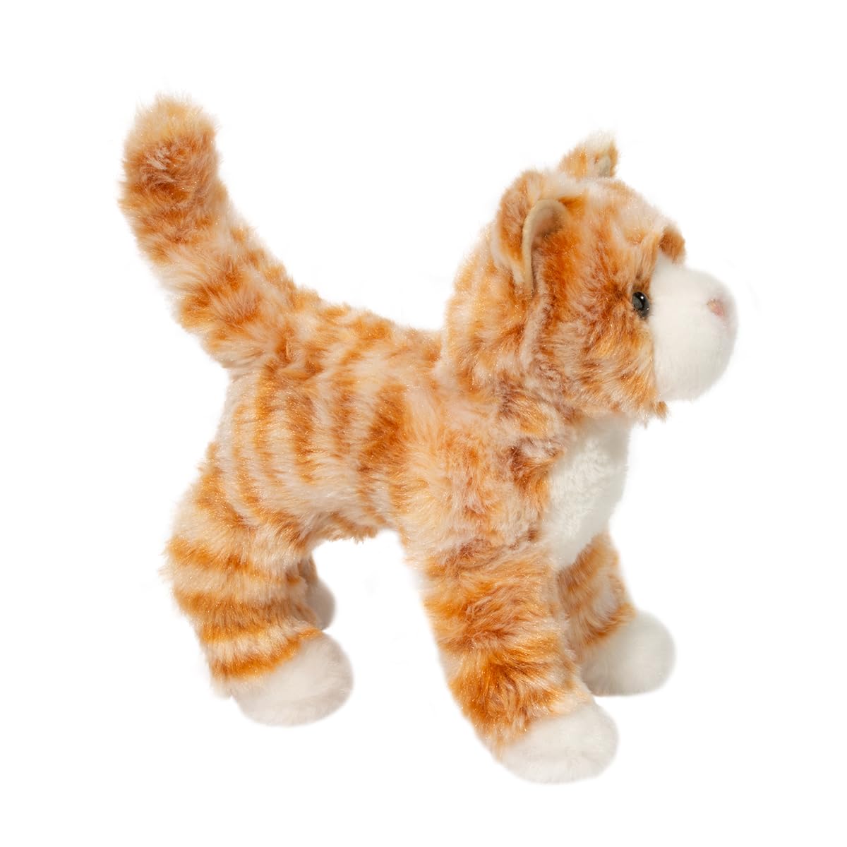 Douglas Hally Orange Striped Cat Stuffed Animal | 8 Inch Tall