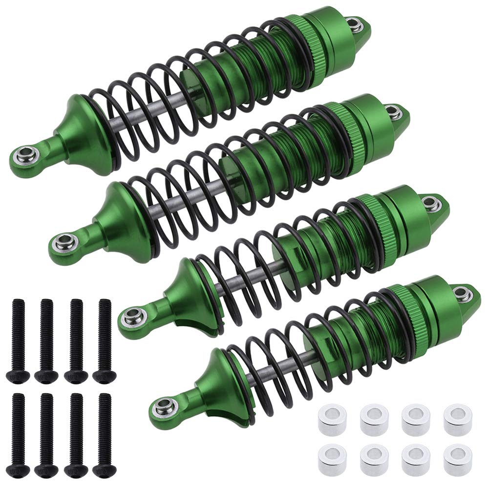 Hobbypark Aluminum Alloy Shock Absorber Assembled Full Metal Big Bore Shocks Front & Rear Replacement Of 5862 For Traxxas 1/10 S