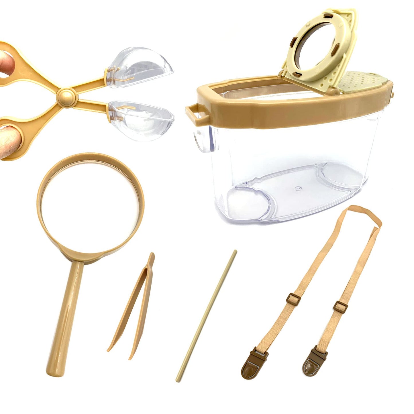Jtcjozz Bug Catcher Kit, Bug Collection Kit, Outdoor Nature Explorer Kit With Tweezers, Magnifying Glass, Science Educational Ki