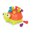 B. toys Teaching Turtle - Educational Learning Toy with Lights & Sounds, 10 Colorful Pegs, Small, Plastic, Model BX1998Z
