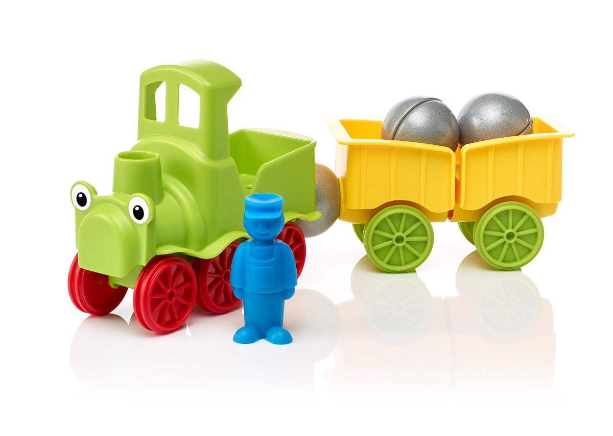 Smartmax My First Animal Train Stem Magnetic Discovery Play Set With Moving Train And Soft Animals For Ages 1-5