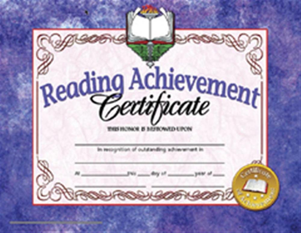 Hayes Reading Achievement Certificate, 30 Per Pack, 11 X 8-1/2 In (H-Va677)