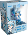Youtooz Snow Miku 5'' Inch Vinyl Figure, Youtooz Snow Hatsune Miku Collectible, Youtooz Music Snow Miku Collection