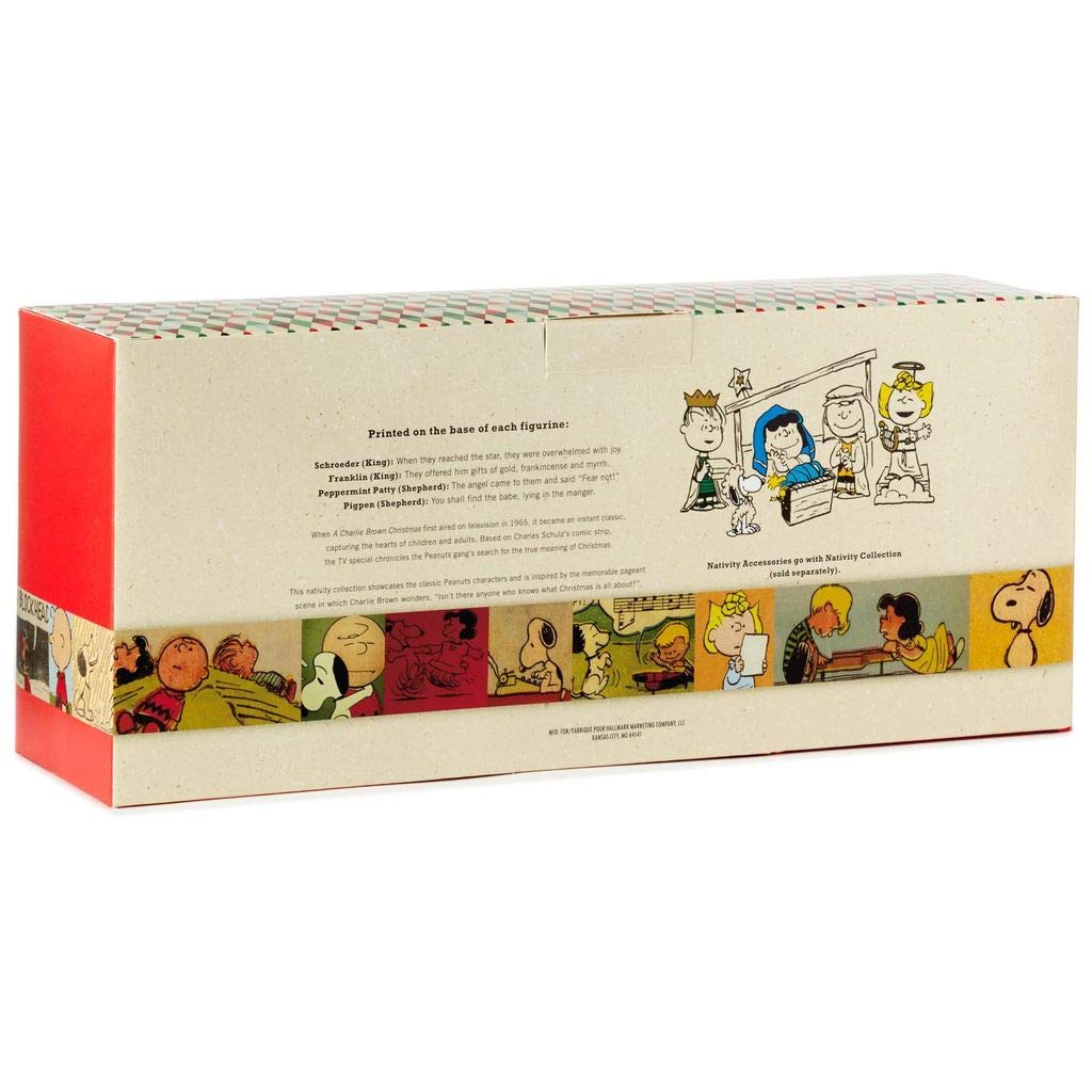 Hallmark Glad Tidings Peanuts® Nativity Additional Characters Set Figurines Movies & Tv,Religious