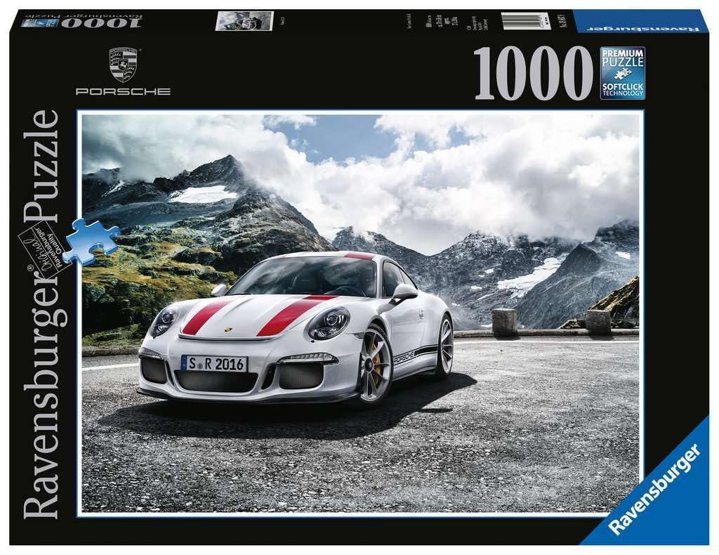 Ravensburger 19897 Porsche 911R 1000Pc Jigsaw Puzzle, Black