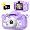 2024 Upgrade Kids Camera, Christmas Birthday Gifts For Girls Boys, 1080P Hd Selfie Digital Video Camera For Toddlers, Cute Porta