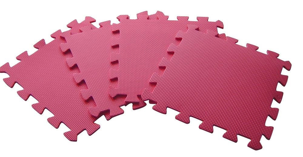 10-Piece Interlocking Floor Mats, Exercise Mat, Safety Play Floor Mat For Kids Tiles Cushions Soft Interlocking Exercise Mats Garage Flooring Protector (10 Square Ft)