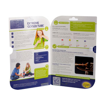 Steve Spangler Science Extreme Geyser Tube - Mentos & Soda Lab Experiment Kit for Kids - STEM Classroom Chemistry Project