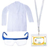 Beelittle Science Lab Kit For Kids Children'S Scientist Lab Coat With Goggles Id Card Science Experiment Set For Scientist Costume Dress Up Role Play Laboratory Learning Toy For Age 3-10 (Set A)