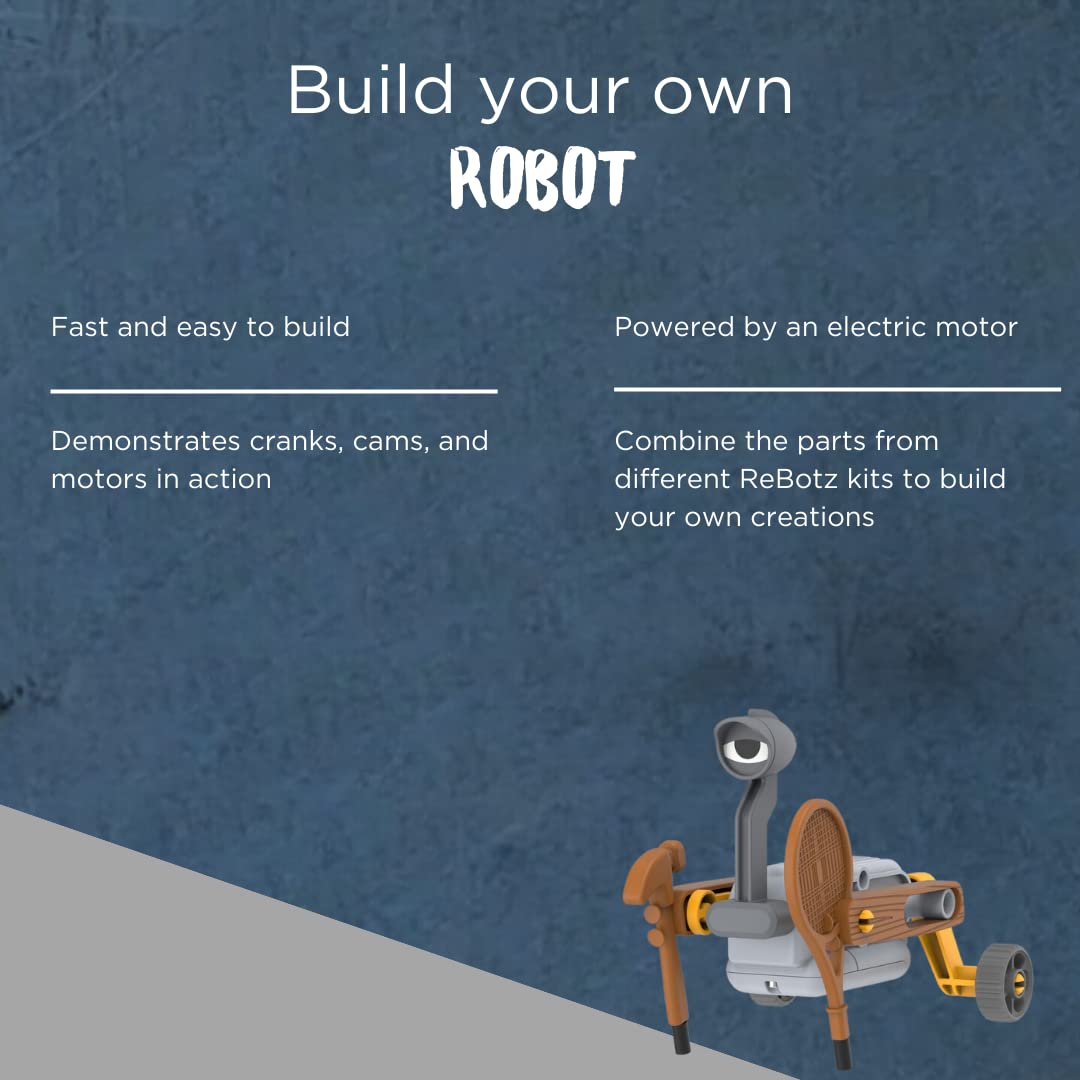 Thames & Kosmos - Rebotz: Knox - The Wacky Walking Robot - Engineering Science Kit - Educational Building Toys - Fun For Kids, Ages 6+ - 552004