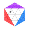 CuberSpeed FTO Magnetic Speed Cube Puzzle - Transparent Octahedron, ABS Material, Face Turning Design