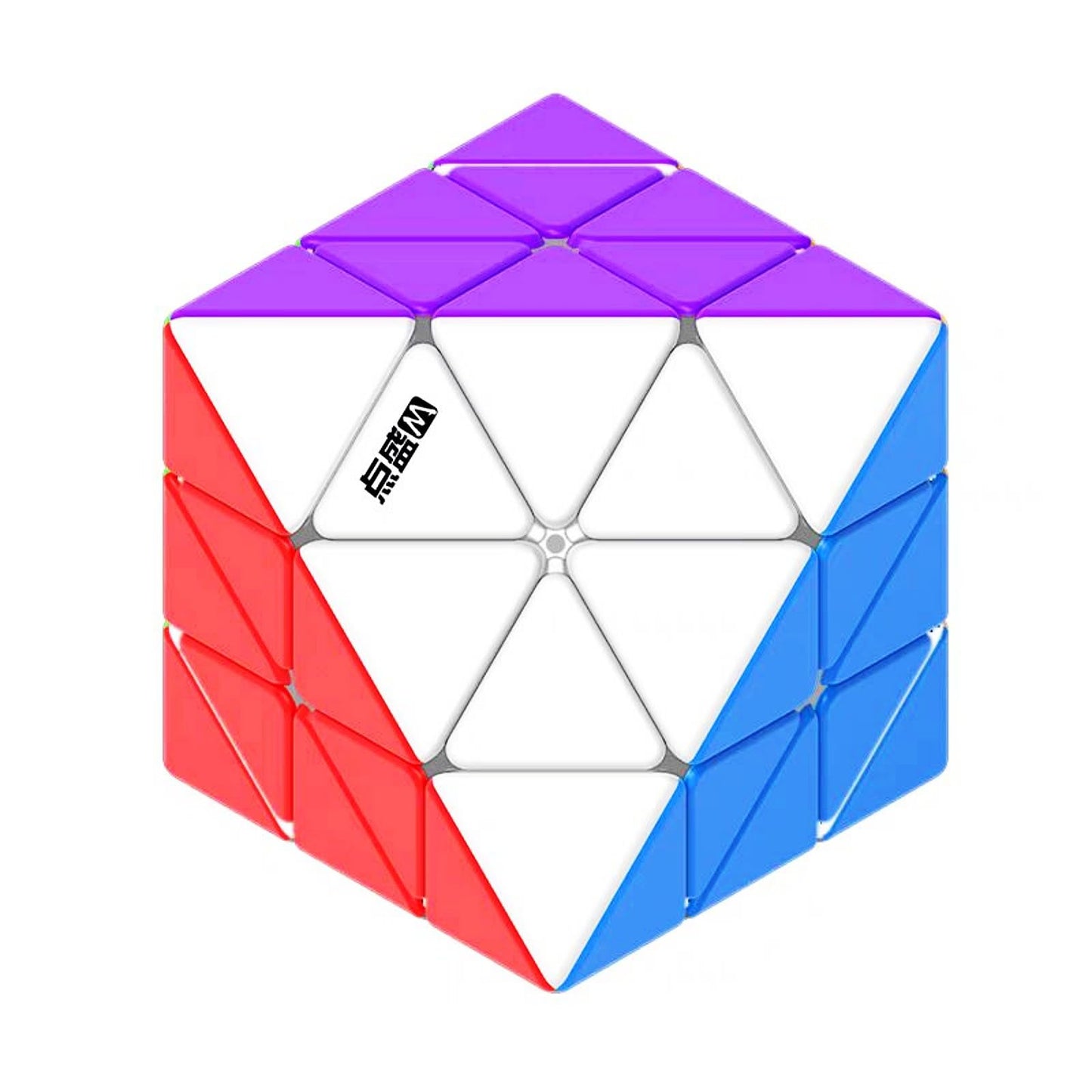 CuberSpeed FTO Magnetic Speed Cube Puzzle - Transparent Octahedron, ABS Material, Face Turning Design
