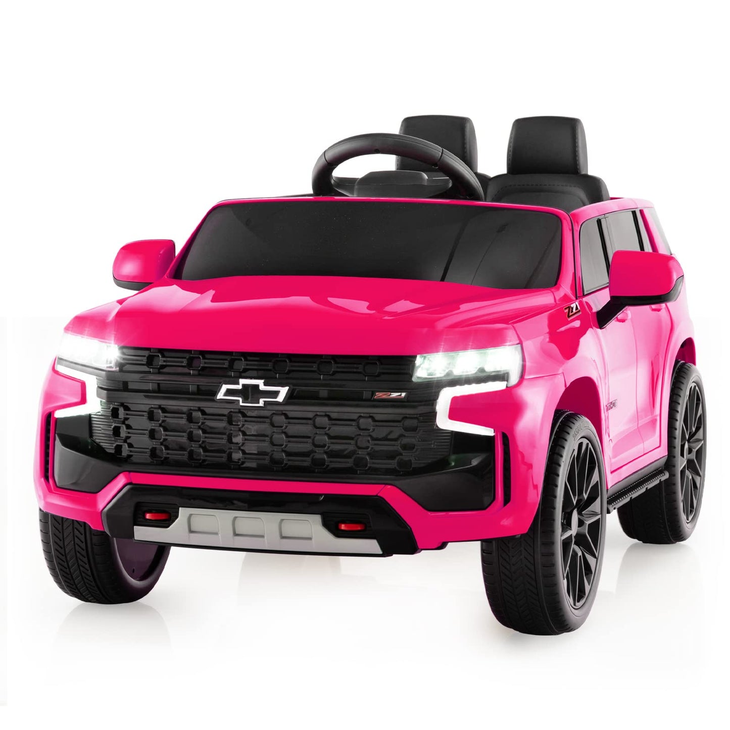 Costzon Ride On Car, 12V Licensed Chevrolet Tahoe Battery Powered Electric Vehicle W/ 2.4G Remote Control, High/Low Speed, Music