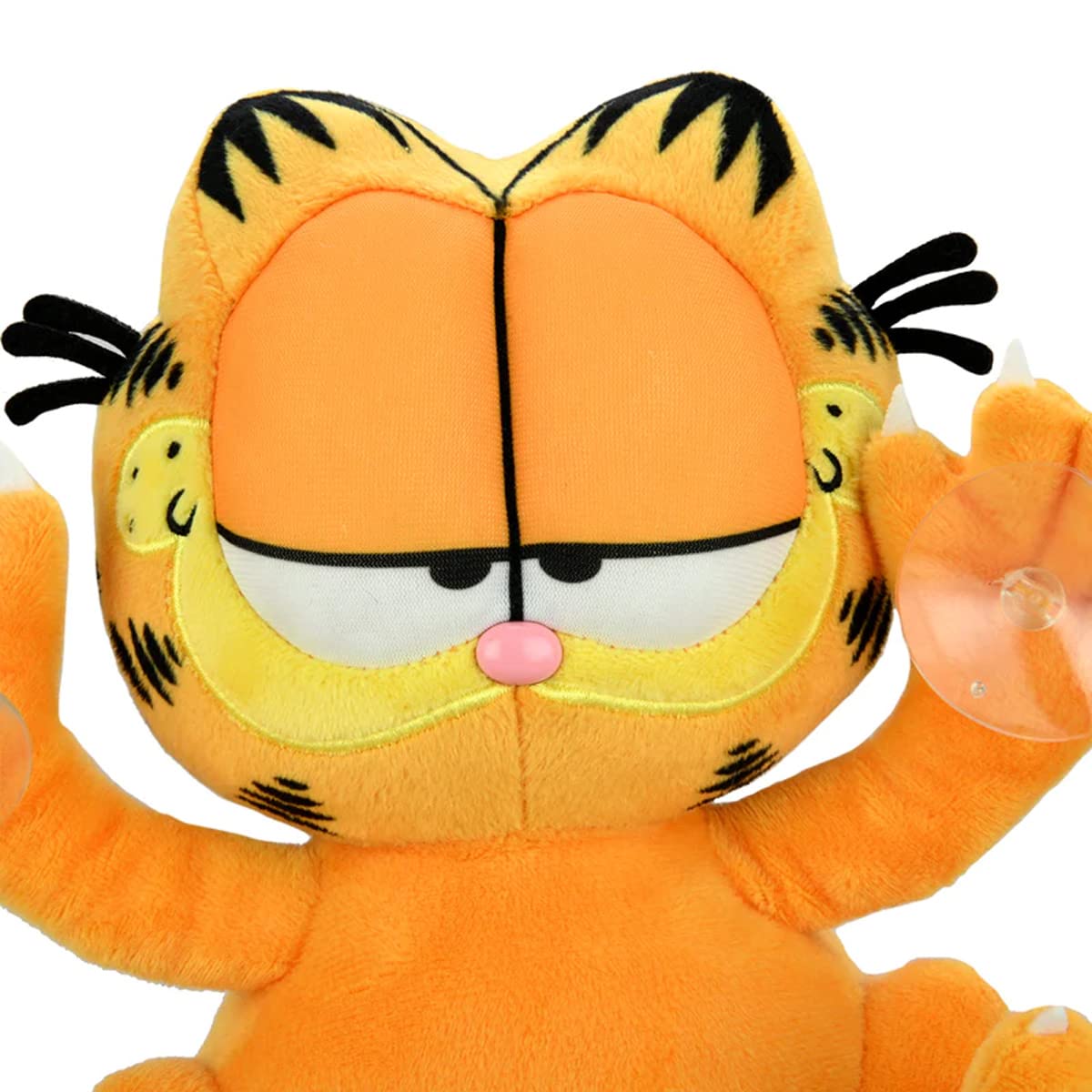 Kidrobot Garfield 8 Inch Suction Cup Window Clinger - Relaxed Edition, Polyester, Model KR17056