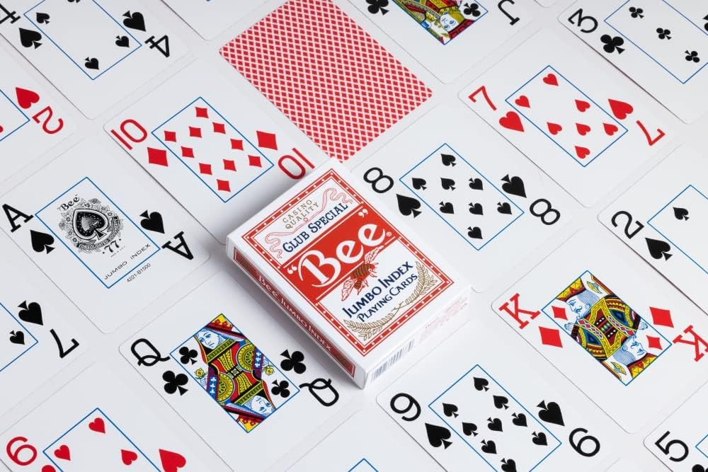 Bee Jumbo Index Playing Cards(Colors May Vary)