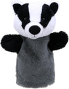The Puppet Pc004601 Eco Animal Buddies Badger - Hand Puppet