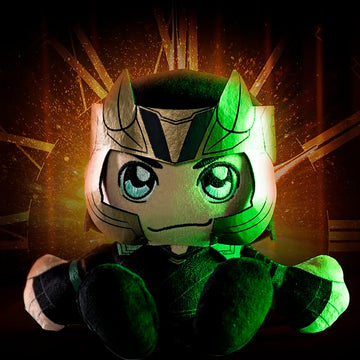 Bleacher Creatures Marvel Loki Plush Toy - 8" Soft Chibi, Crystal Velboa, Loki Color, Model RD-RS480029