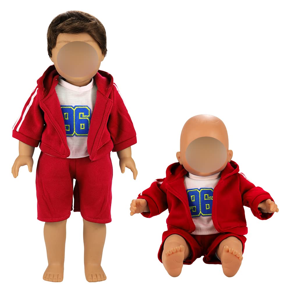 Barwa Boy Doll Clothes 6 Sets Boy Doll Clothes Daily Casual Clothes Outfits Compatible For 14 To 16 Inch Baby Doll And 18 Inch Boy Dolls