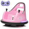 FINITO 12V Ride On Electric Bumper Car for Toddlers with Remote Control, 360 Degree Spin, LED Lights, Music, Safety Belt for Age