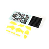 Losi Yellow Plastics w/Wraps PM-MX/SM LOS260003 Electric Car/Truck Option Parts
