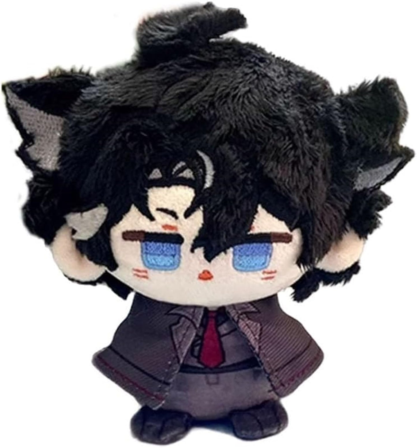 Resiin Small Size Genshin Impact Figure Plush Doll - Wriothesley Plush (4 Inch), Keychain Anime Figure Soft Stuffed Gift For Gam
