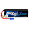 Zeee 4S Lipo Battery 9000mAh 14.8V 100C RC Lipos EC5 Connector with Metal Plates Compatible for Xmaxx RC Car RC Truck RC Tank RC