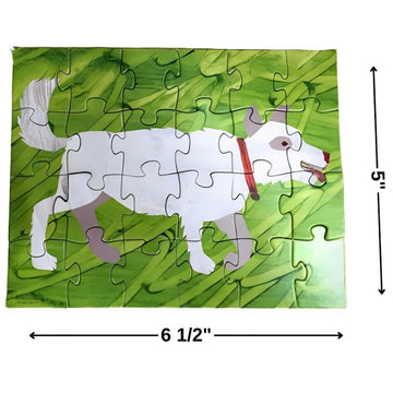 Fun Express Brown Bear Puzzles - 12 Piece Cardboard Birthday Toy - Model 13720649