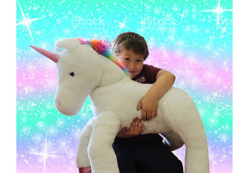 Plushland Unicorn Stuffed Animal Plush Toy - Magical Unicorn Gift For Girls Kids (50 Inches)