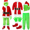 Brableewear Christmas Green Giant Monster Costume For Kids Boys Christmas Furry Suit Santa Outfits Christmas Cosplay Costume