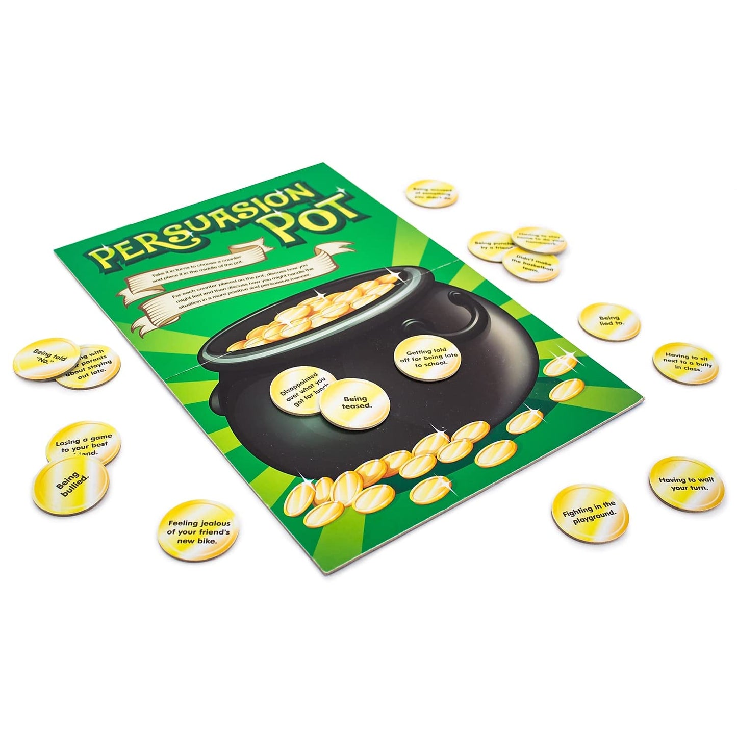 Junior Learning Conflict & Resolution Games - 6 Educational Cardboard Games, Model JL415