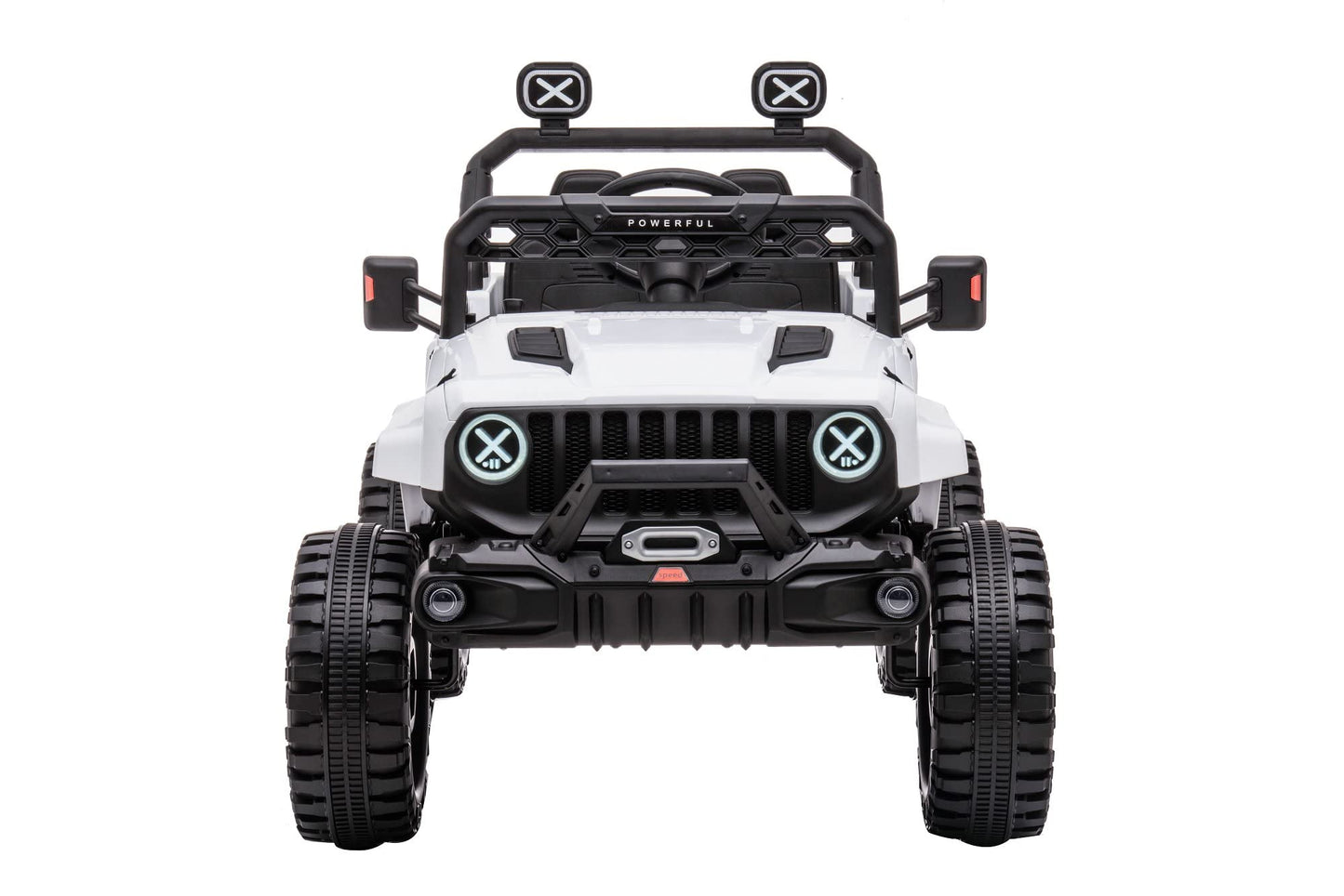 Dakott Kids Ride On Truck With Storage Space, 12V Children'S Electric Car With 2.4G Parental Remote Control, Music, Mp3 Player, Led Lights, Spring Suspension., Black