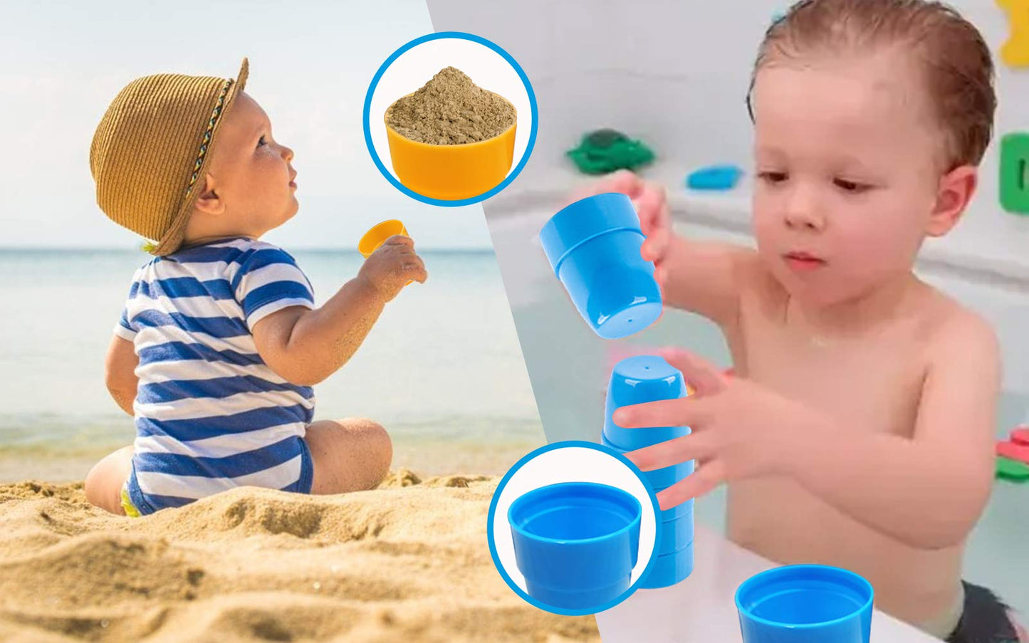 Vinciph Quick Cups Games Set For Kids,Classic Speed Cups Games Set Parent-Child Interactive Game,24 Cups,24 Stickers,1 Bells,54