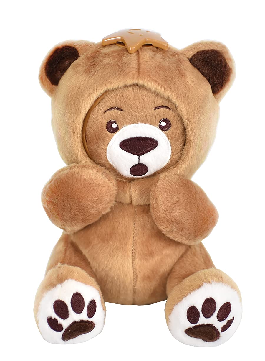Whatsitsface 12 Inch Teddy Bear Plush With 6 Different Faces