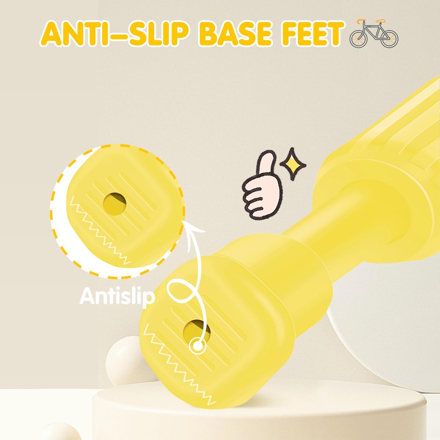 Leichten Kids Bike Kickstand For 20 Inch Wheel Children'S Bicycle Single-Side Kick Stand Rear Mount Bikes Support Racks Yellow