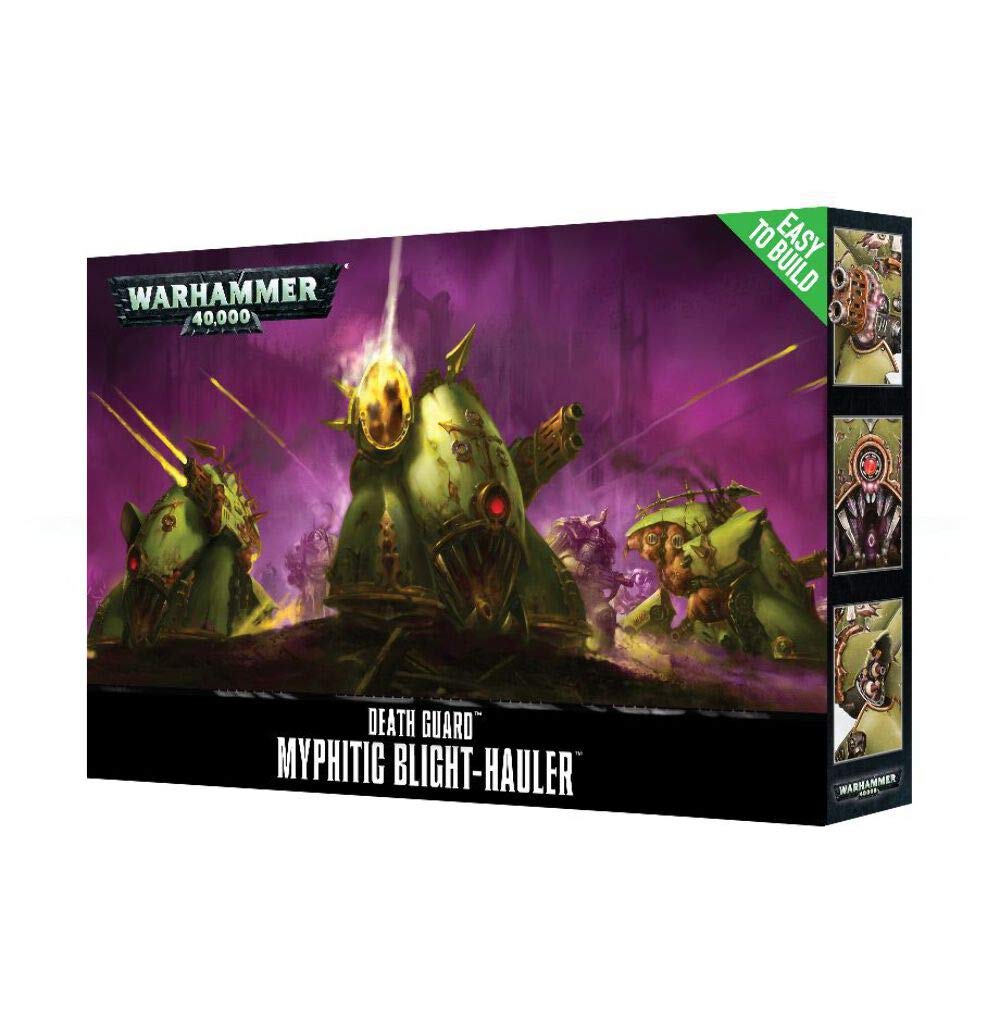 Games Workshop Etb Death Guard Myphitic Blight-Hauler - Tabletop Miniature, Plastic, Black, Model 99120102080, Size ys/m