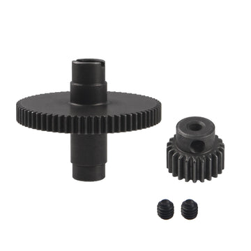 Vgoohobby Metal Spur Diff Differential Main Gear & Motor Gear Compatible with WLtoys 104001 1/10 RC Car Upgrade Parts