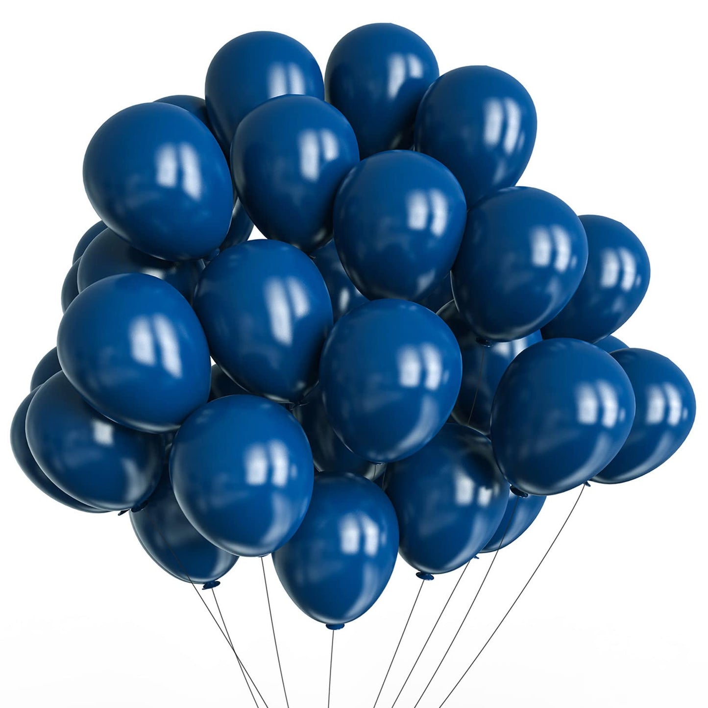 Kalor 5 Inch Navy Blue Balloons,100 Pcs Matte Latex Balloons, Helium Balloons For Garland Arch,Happy Birthday Party, Baby Shower Decorations, Wedding Decorationss