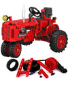 Gynthias 1/12 Classic Farm Tractor Toys Building Blocks Set Endless Fun For Kids With A Collection Of Tractor Toys To Building Y