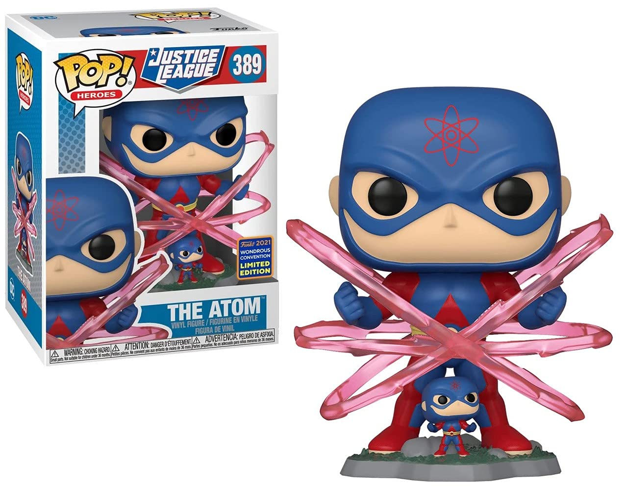 Funko Pop! Justice League The Atom Exclusive Vinyl Figure Wondrous Convention 2021 Shared