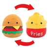 Squishmallows 8-Inch Carl Cheeseburger & Floyd French Fries FlipAMallows - Official Plush Toy, Cute & Collectible