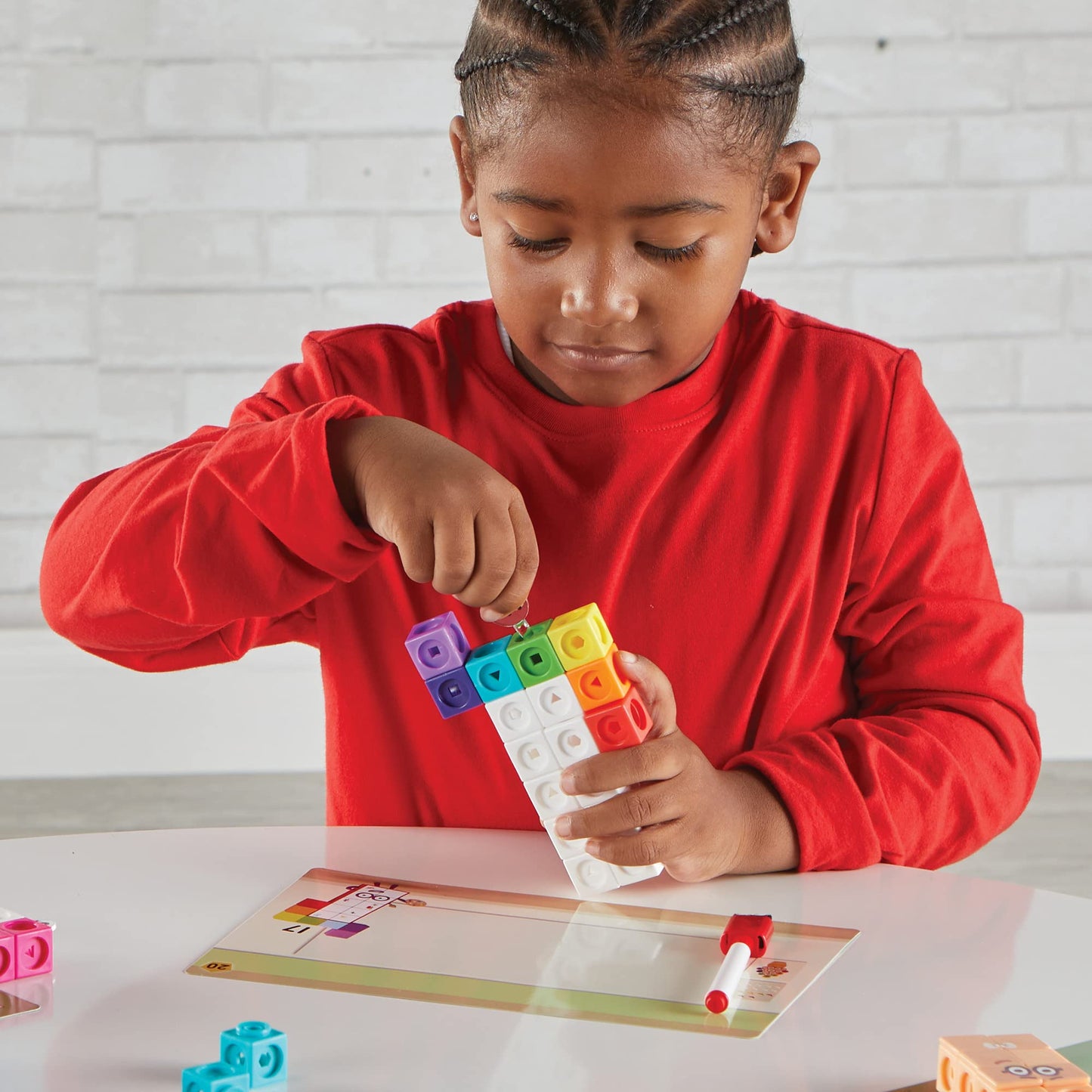 Hand2Mind Numberblocks Mathlink Cubes 11-20 Activity Set, 30 Numberblocks Activities Linked To Tv Episodes, 155 Numberblocks Mat