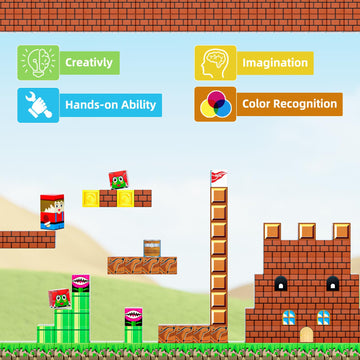 Doloowee Magnetic Building Blocks Sets - Magnetic Cubes For Kids 4-8, Toddler Kids Toys Magnet Blocks Ages 3-5, Mine World Game Themed Gifts Toys For 3 4 5 6 7 8+ Year Old Boys & Girls