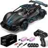 Dodoeleph Remote Control Car For Boys Girls, Hobby Rc Cars Rc Crawler 2.4Ghz Alloy Metal Frame Fast Vehicle 15Km/H Racing Toy Ca