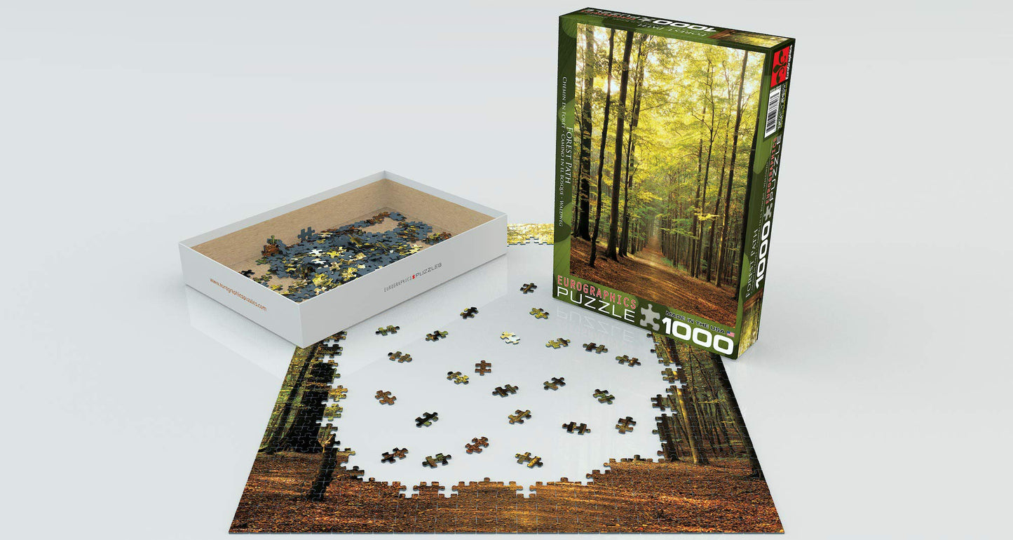 Eurographics Forest Path 1000-Piece Puzzle