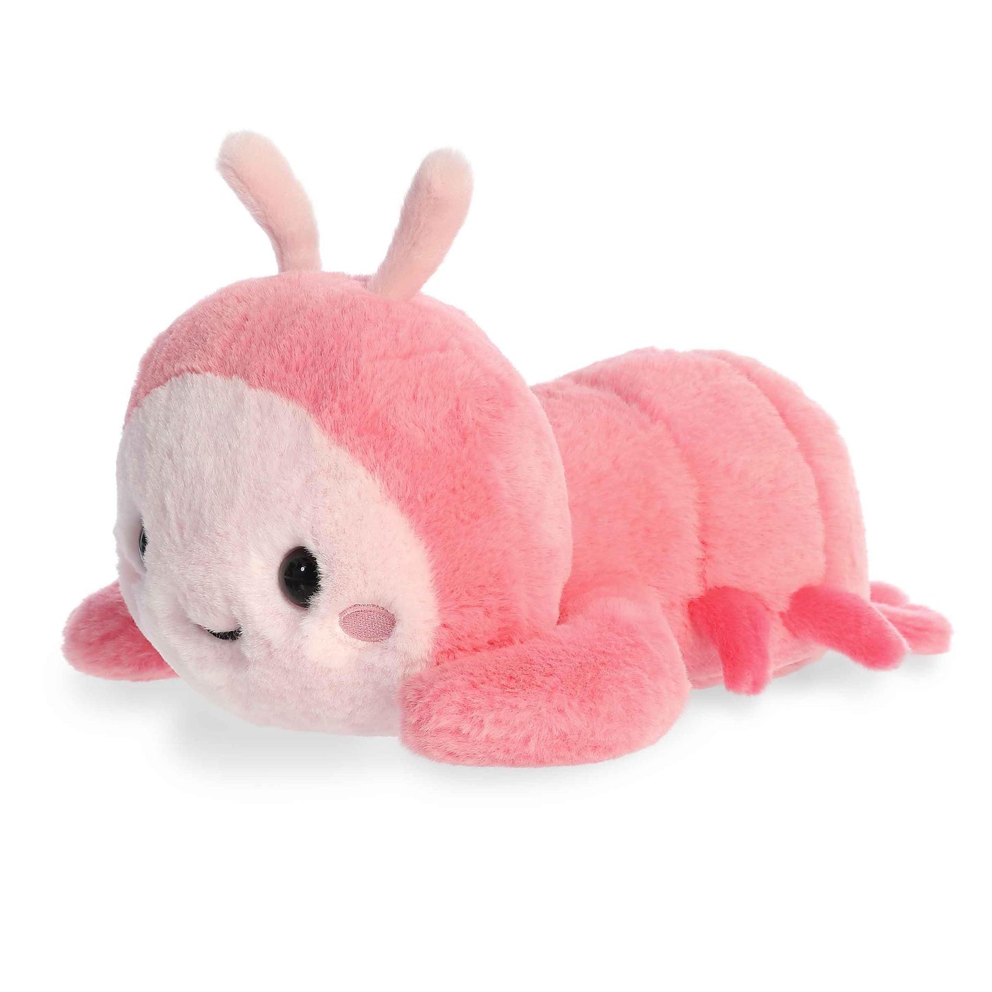 Aurora Playful Too Cute Shimmi Shrimp Stuffed Animal - Adorable Characters - Playful Fun - Pink 9 Inches