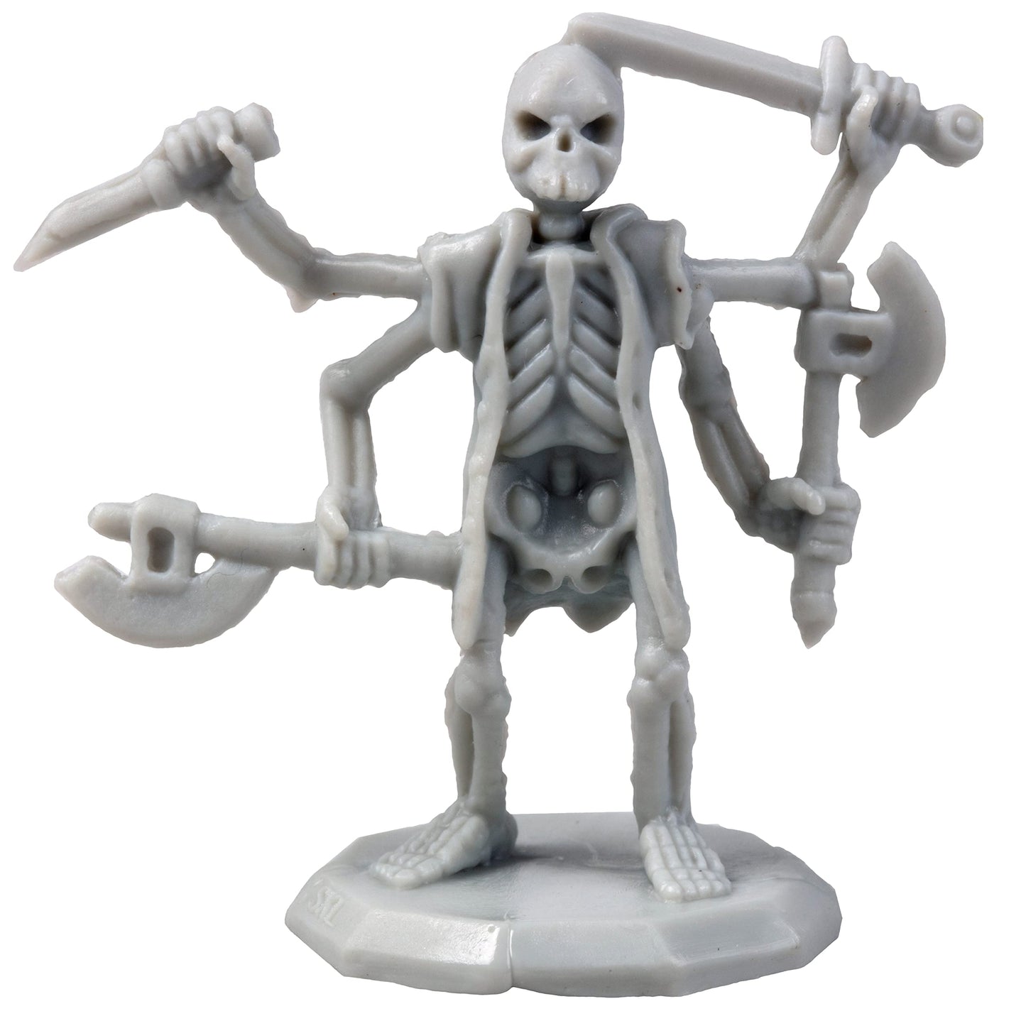 Monster Protectors 56 Unpainted Fantasy Mini Figures- All Unique Designs- 1 Hex-Sized Compatible with DND Dungeons and Dragons,