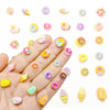100 Pieces Mini Food for Crafts Dollhouse Mini Resin Dessert Ice Cream Donut Decor Miniature Food for Dollhouse Mini Kitchen Mic