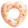 Intex Sprinkle Donut Heart Tube, Inflated Size: 94Cm X 89Cm X 25Cm (56253Np)
