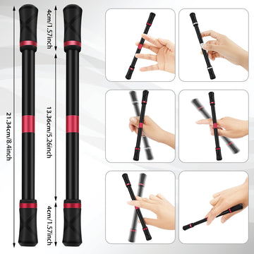 Ayxxzjd 2 Pen Spinning Spinner Gaming Mod Flying Finger Rotating Pen For Kids Adults Office Supplies With Instruction Manual (Re